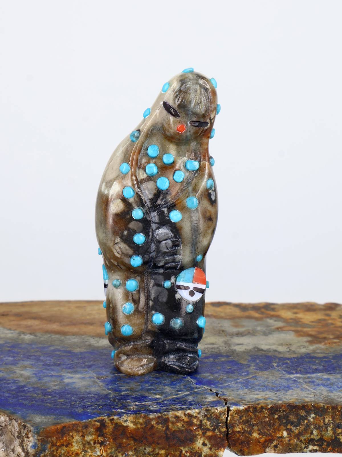 Picasso Marble Maiden Zuni Fetish - PuebloDirect.com