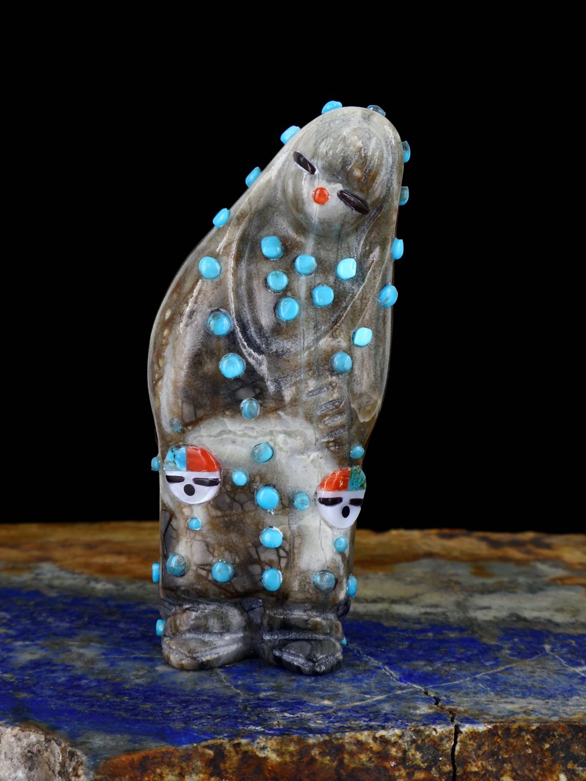 Picasso Marble Maiden Zuni Fetish - PuebloDirect.com