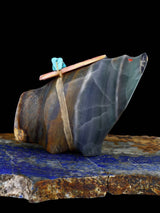 Fluorite Coyote Zuni Fetish - PuebloDirect.com