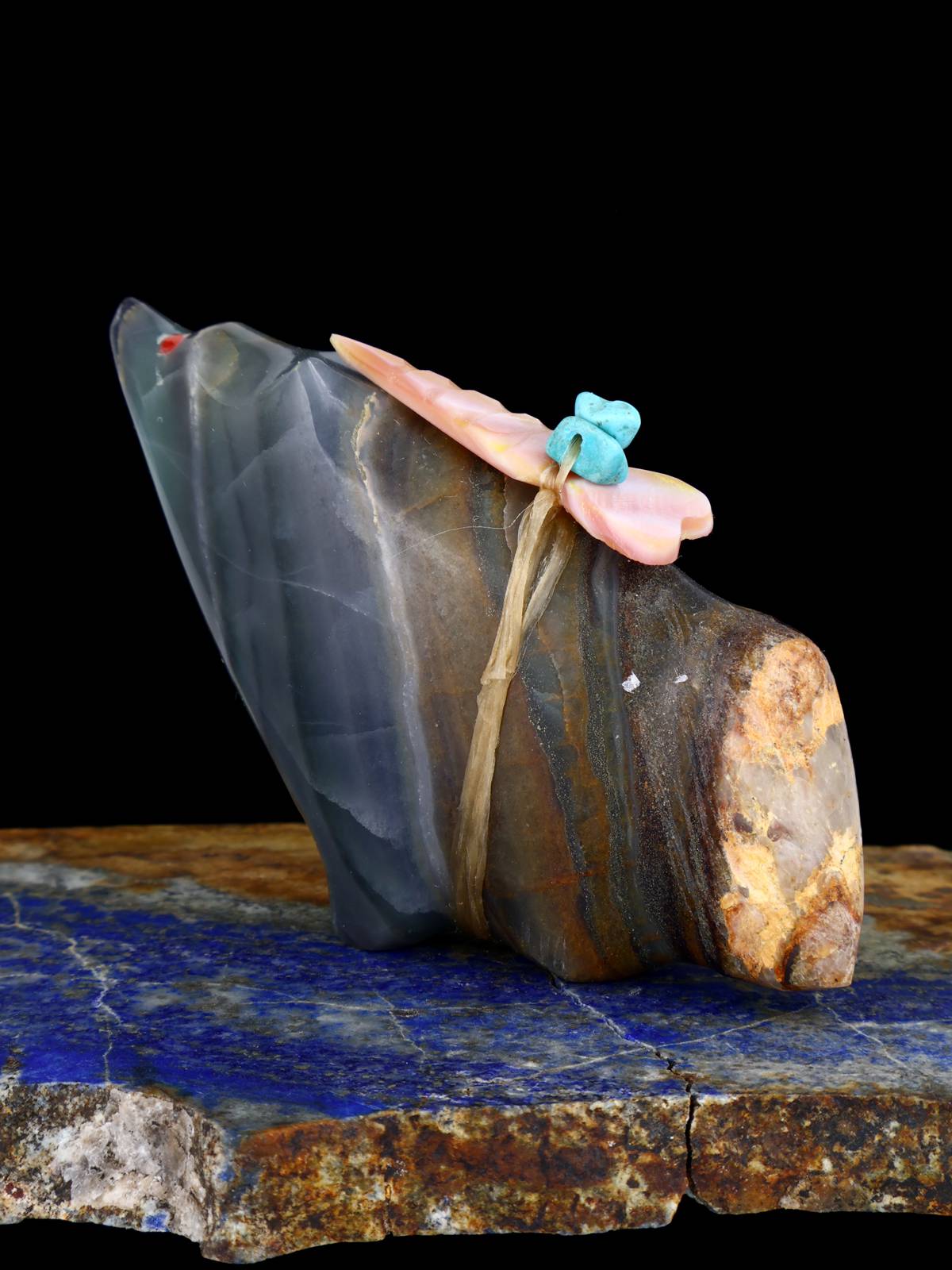 Fluorite Coyote Zuni Fetish - PuebloDirect.com