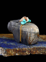 Picasso Marble Bear Zuni Fetish - PuebloDirect.com