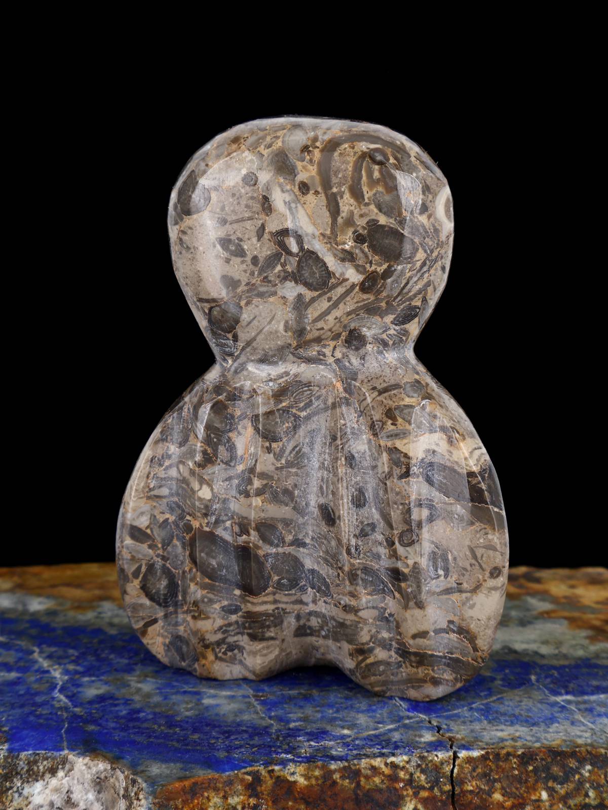 Marble Owl Zuni Fetish - PuebloDirect.com