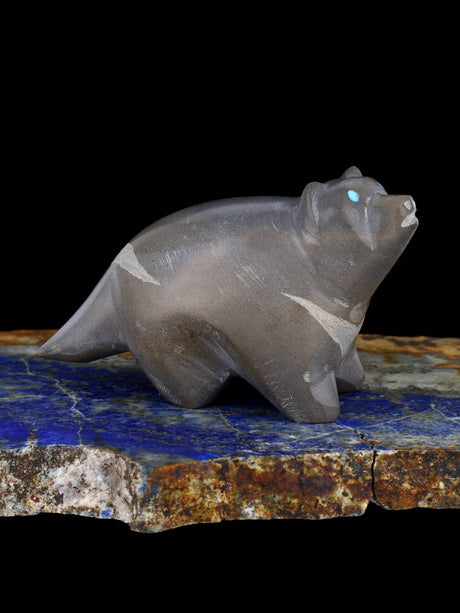 Travertine Coyote Zuni Fetish - PuebloDirect.com