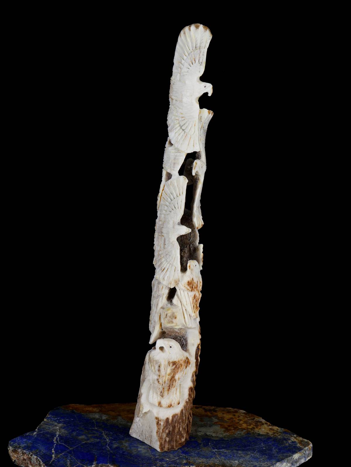 Antler Eagle Family Zuni Fetish - PuebloDirect.com