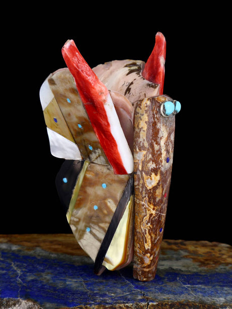 Onyx Butterfly Zuni Fetish Carving - PuebloDirect.com