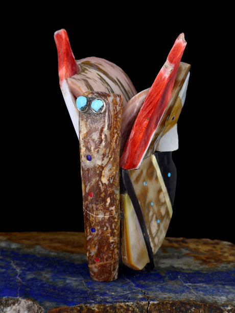 Onyx Butterfly Zuni Fetish Carving - PuebloDirect.com