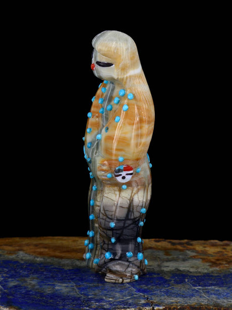 Picasso Marble Maiden Zuni Fetish - PuebloDirect.com
