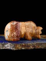 Onyx Bear Zuni Fetish - PuebloDirect.com
