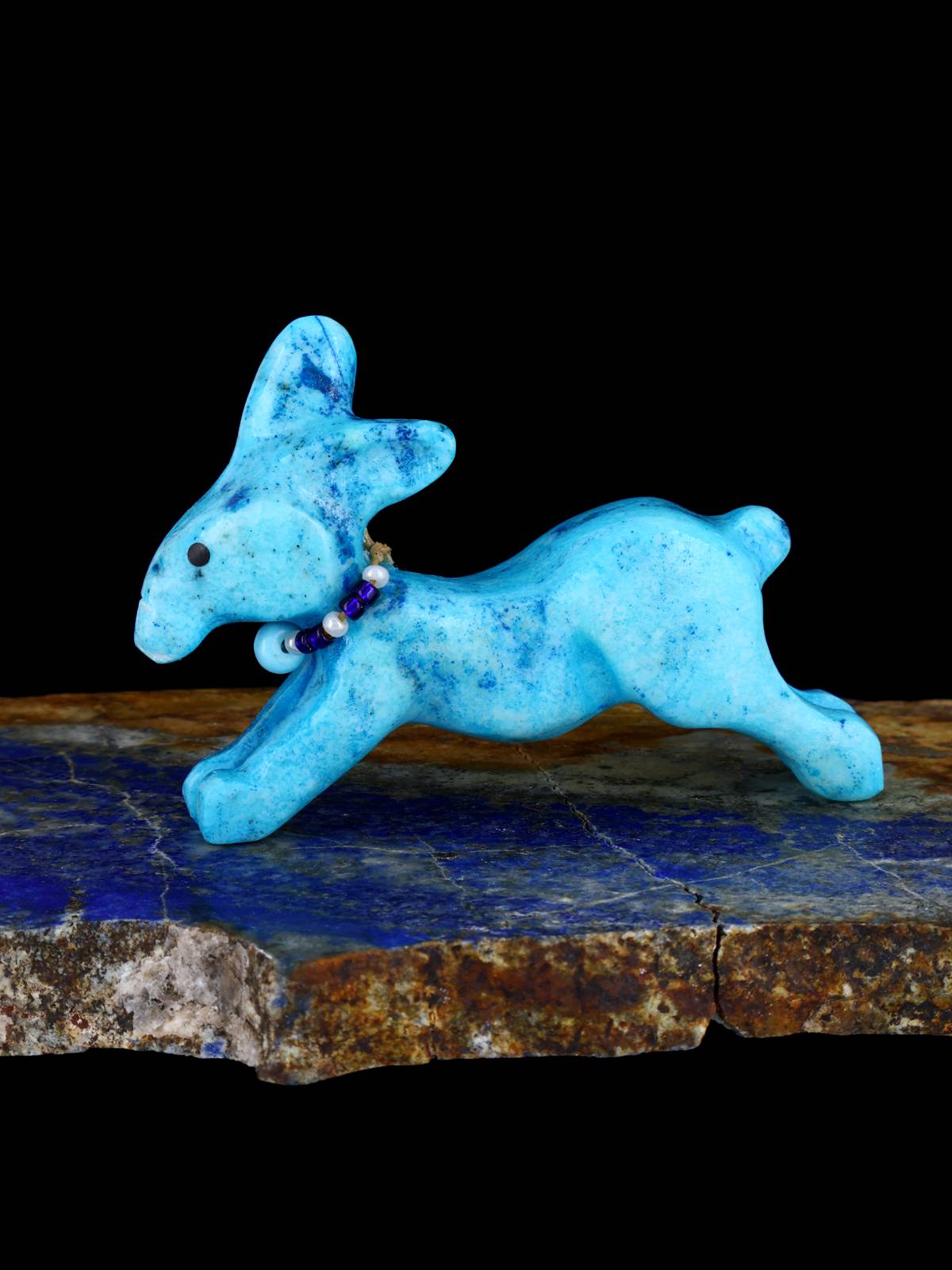 Marble Rabbit Zuni Fetish - PuebloDirect.com