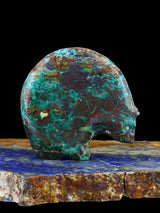Cuprite and Chrysocolla Medicine Bear Zuni Fetish - PuebloDirect.com