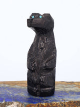Jet Bear Zuni Fetish - PuebloDirect.com