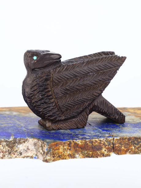 Jet Raven Zuni Fetish - PuebloDirect.com