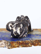Zebra Marble Badger Zuni Fetish - PuebloDirect.com