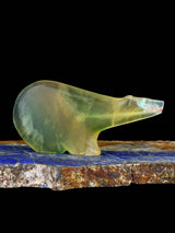 Rainbow Fluorite Bear Zuni Fetish - PuebloDirect.com