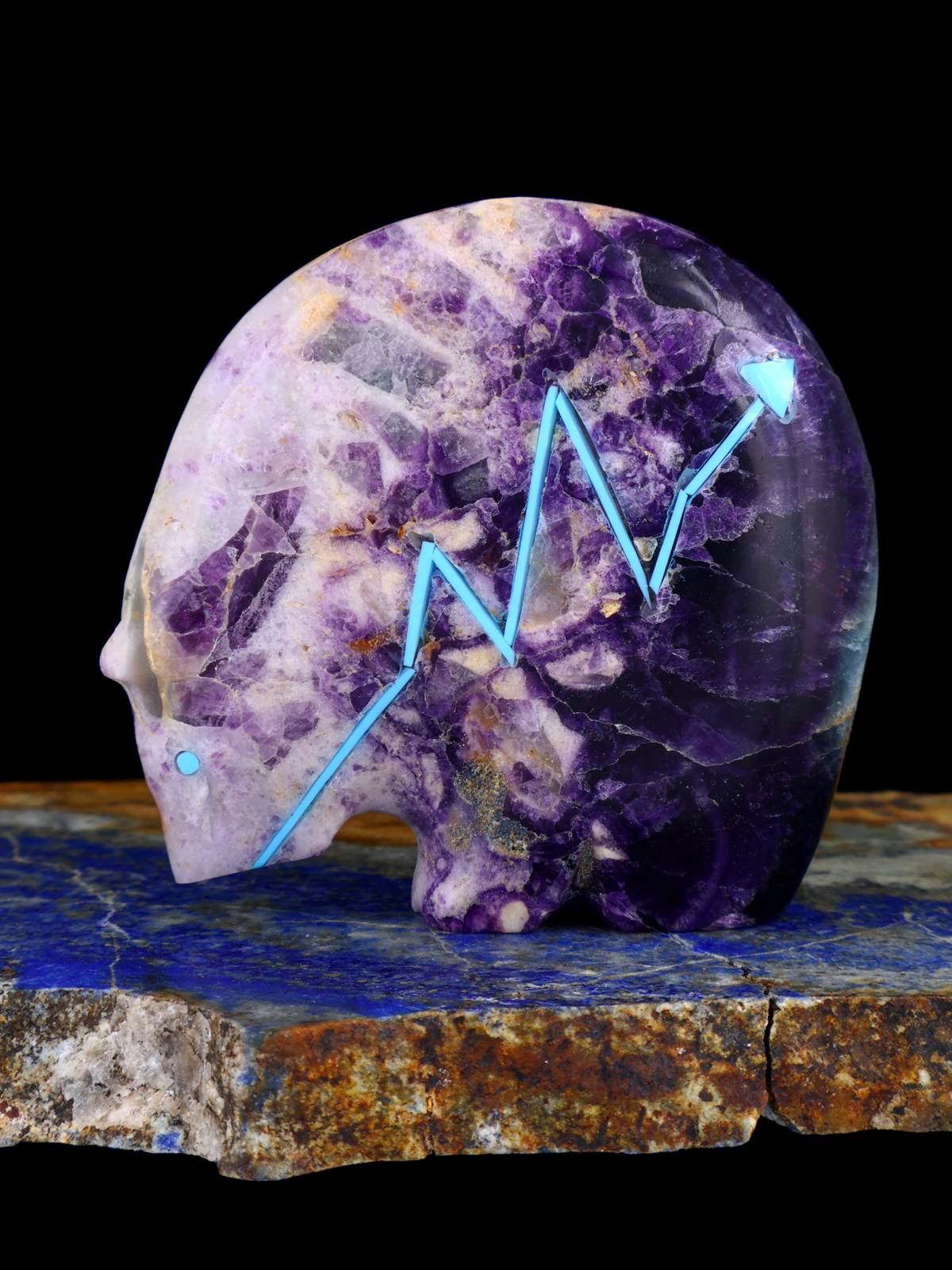 Fluorite Bear Zuni Fetish - PuebloDirect.com