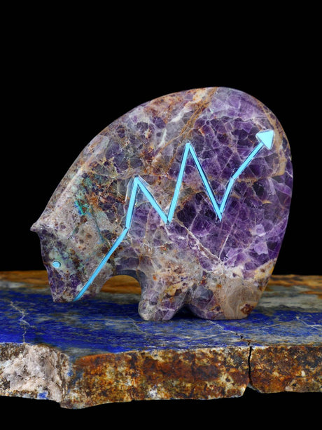 Fluorite Bear Zuni Fetish - PuebloDirect.com