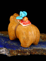 Serpentine Bear Zuni Fetish - PuebloDirect.com