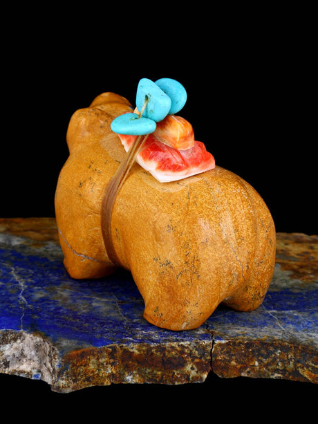 Serpentine Bear Zuni Fetish - PuebloDirect.com