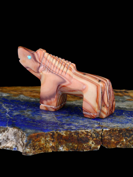 Rolling Hills Dolomite Horse Zuni Fetish - PuebloDirect.com