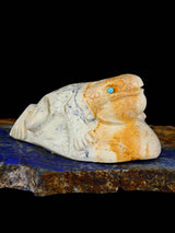 Serpentine Toad Zuni Fetish - PuebloDirect.com
