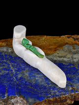 White Marble Otter Family Zuni Fetish - PuebloDirect.com