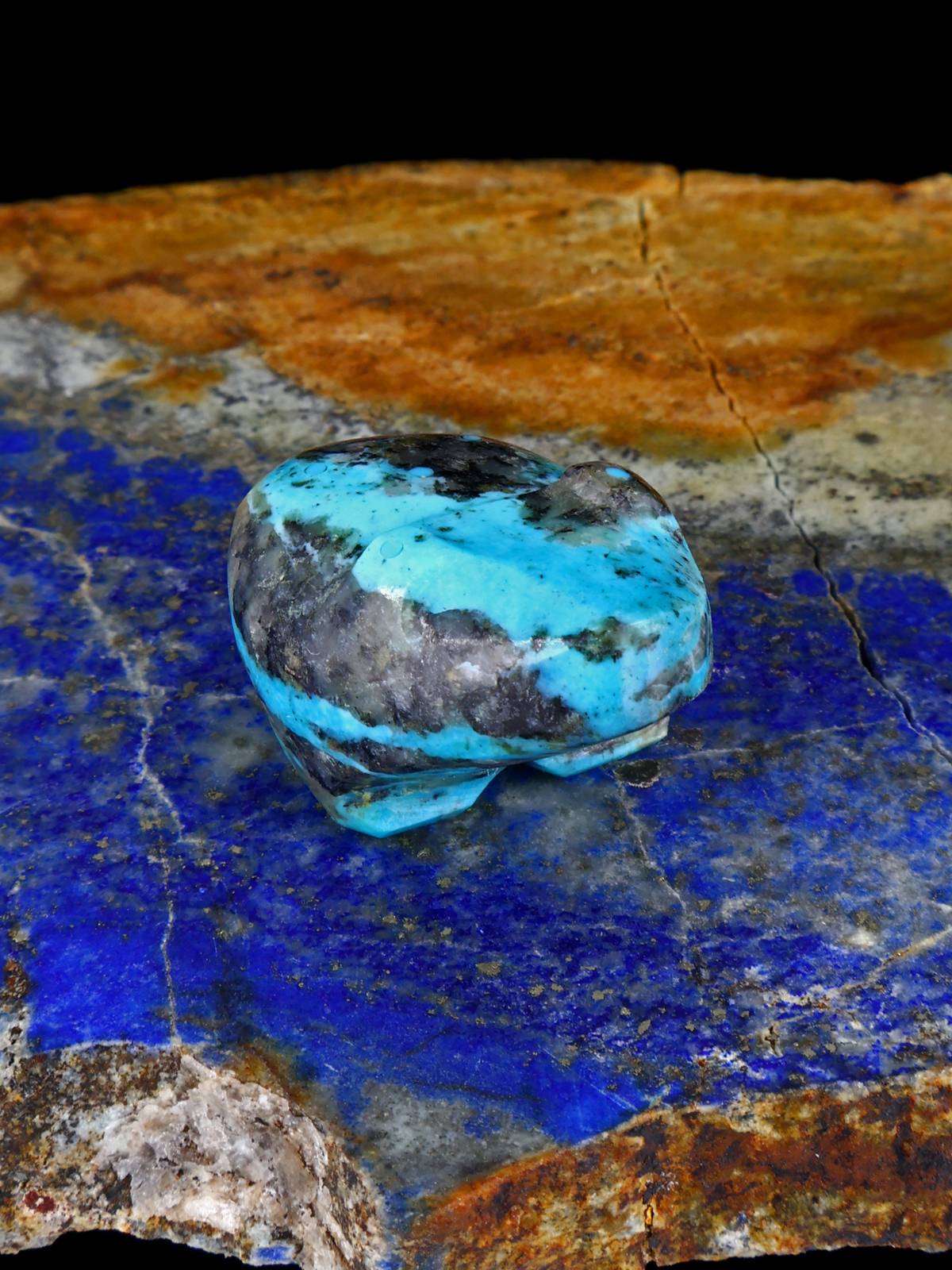 Turquoise Bear Zuni Fetish - PuebloDirect.com