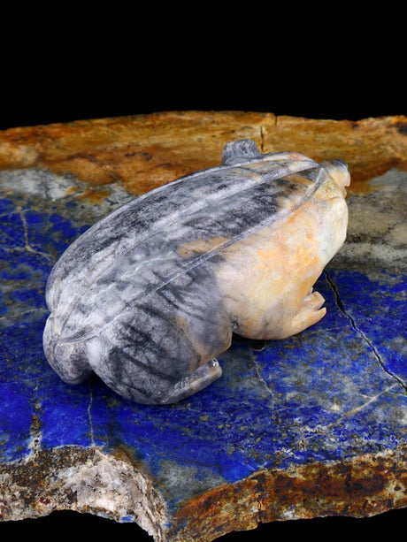 Picasso Marble Badger Zuni Fetish - PuebloDirect.com