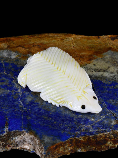 Shell Badger Navajo Carving - PuebloDirect.com