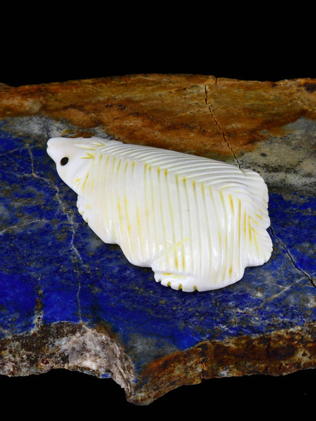 Shell Badger Navajo Carving - PuebloDirect.com