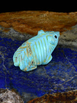 Turquoise Badger Navajo Carving - PuebloDirect.com