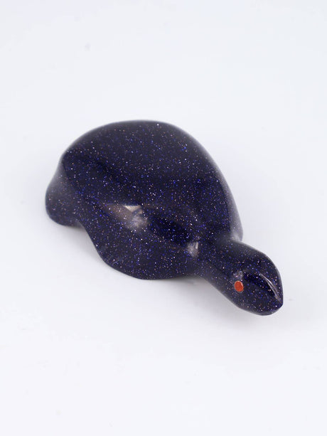 Goldstone Turtle Zuni Fetish - PuebloDirect.com