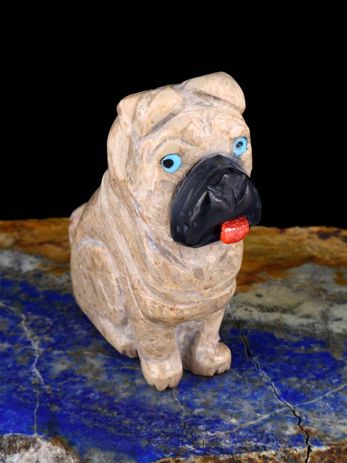 Serpentine Dog Zuni Fetish - PuebloDirect.com