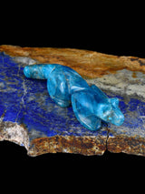 Chrysocolla Mountain Lion Zuni Fetish - PuebloDirect.com