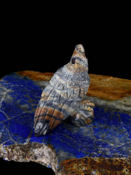 Picasso Marble Eagle Zuni Fetish - PuebloDirect.com