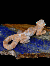 Picasso Marble Lizard Zuni Fetish - PuebloDirect.com