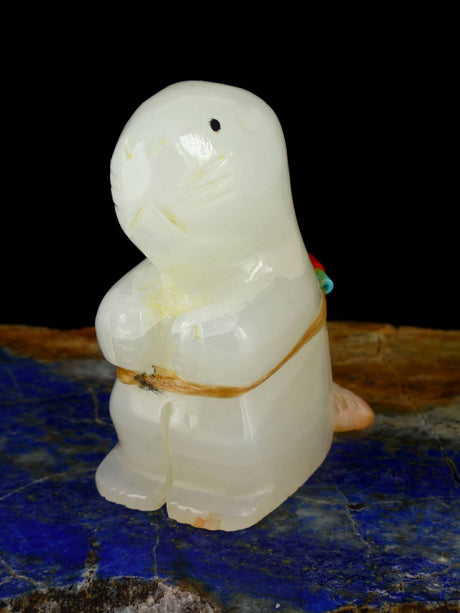 Calcite Prairie Dog Zuni Fetish - PuebloDirect.com