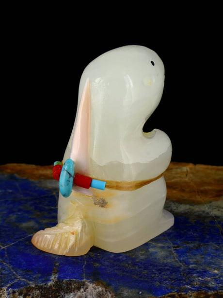 Calcite Prairie Dog Zuni Fetish - PuebloDirect.com