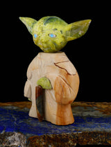 Serpentine Yoda Zuni Fetish - PuebloDirect.com