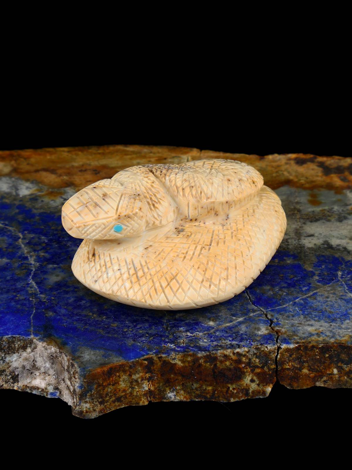 Serpentine Snake Zuni Fetish - PuebloDirect.com