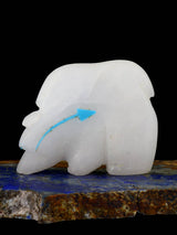 Calcite Bear Zuni Fetish - PuebloDirect.com