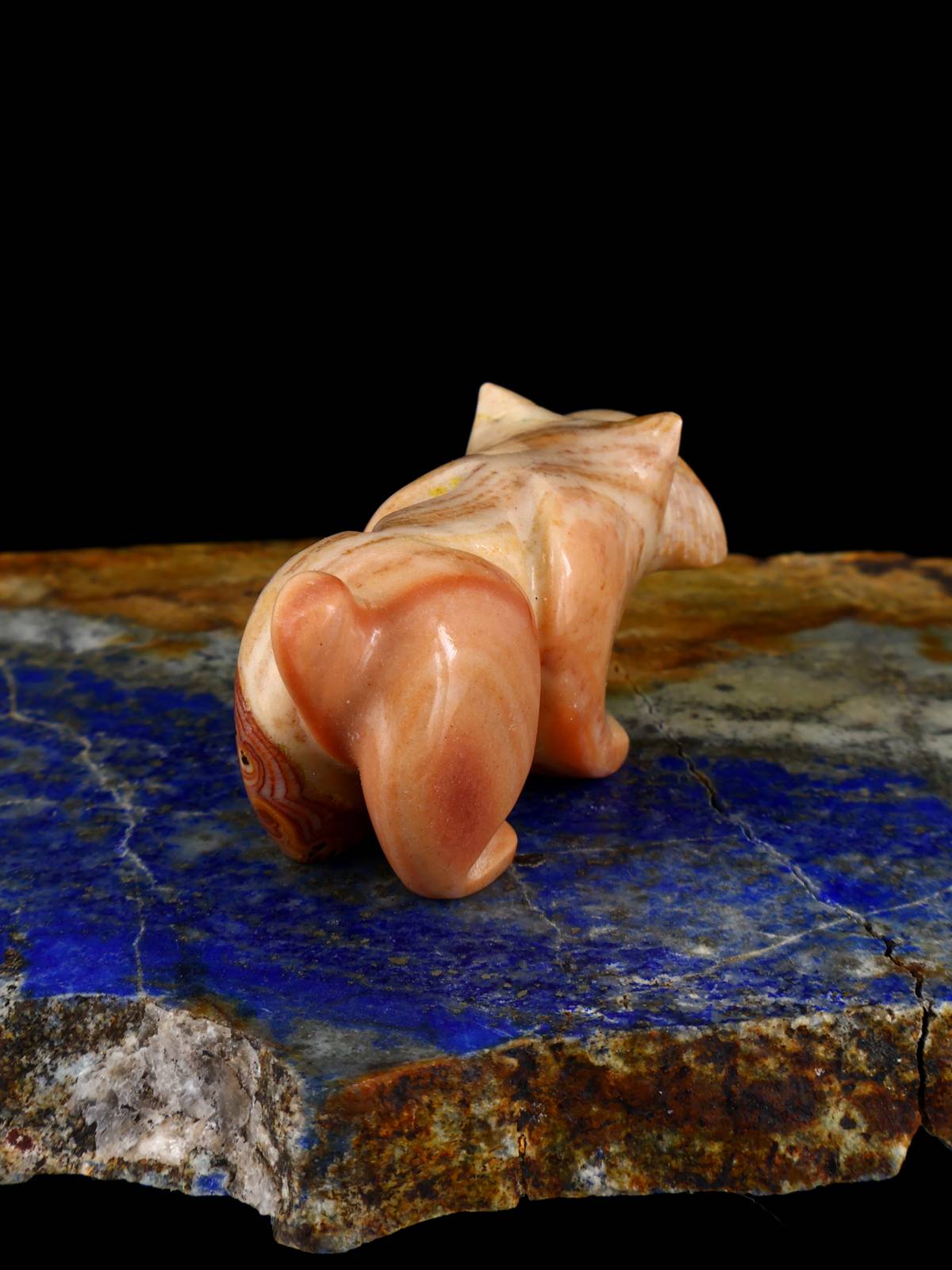 Dolomite Bobcat Zuni Fetish - PuebloDirect.com