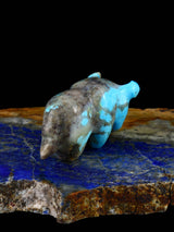 Turquoise Buffalo Zuni Fetish - PuebloDirect.com