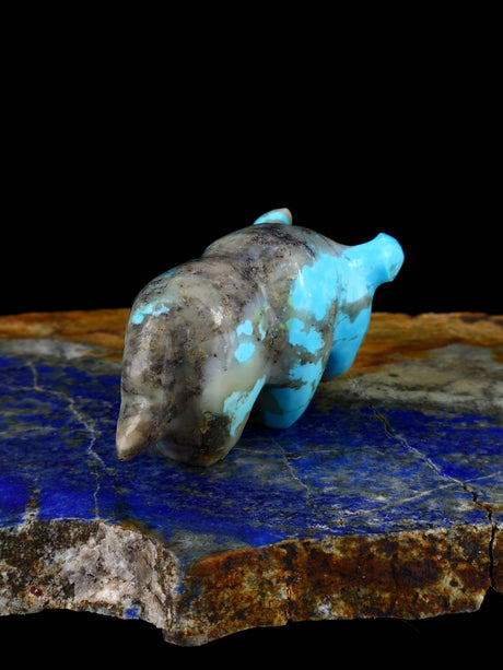 Turquoise Buffalo Zuni Fetish - PuebloDirect.com