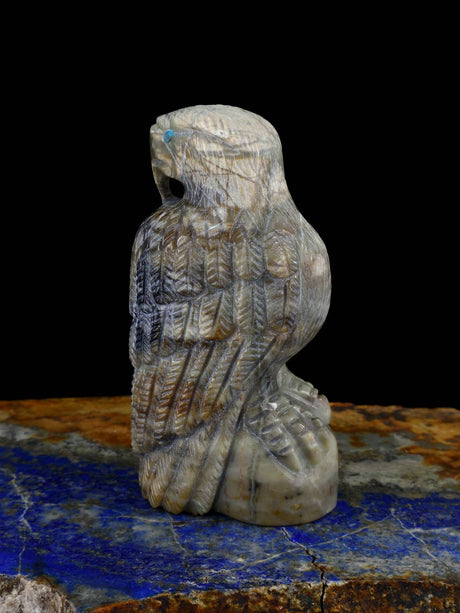 Picasso Marble Eagle Zuni Fetish - PuebloDirect.com