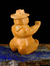 Travertine Bear Zuni Fetish - PuebloDirect.com
