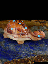 Rolling Hills Dolomite Turtle Zuni Fetish - PuebloDirect.com