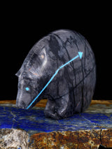 Picasso Marble Bear Zuni Fetish