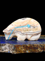 Onyx Bear Zuni Fetish