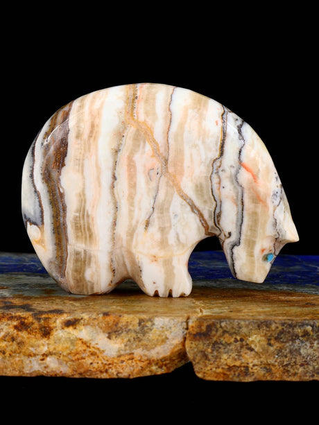Onyx Bear Zuni Fetish