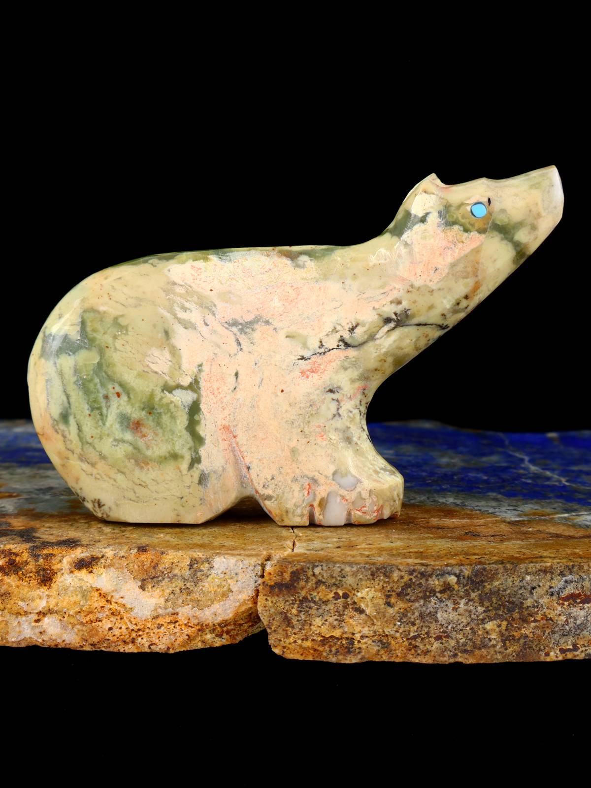 Serpentine Bear Zuni Fetish